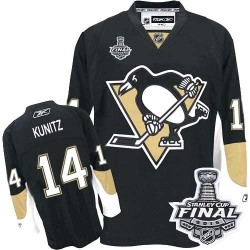 Chris Kunitz Pittsburgh Penguins Reebok Authentic Home 2016 Stanley Cup Final Bound NHL Jersey (Black)