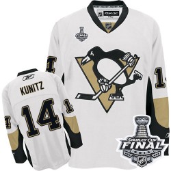 Chris Kunitz Pittsburgh Penguins Reebok Authentic Away 2016 Stanley Cup Final Bound NHL Jersey (White)