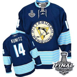 Chris Kunitz Pittsburgh Penguins Reebok Premier Third Vintage 2016 Stanley Cup Final Bound NHL Jersey (Navy Blue)