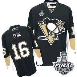 Eric Fehr Pittsburgh Penguins Reebok Authentic Home 2016 Stanley Cup Final Bound NHL Jersey (Black)