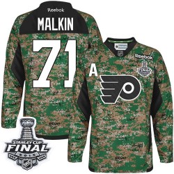 Evgeni Malkin Pittsburgh Penguins Reebok Authentic Veterans Day Practice 2016 Stanley Cup Final Bound NHL Jersey (Camo)