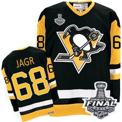 Jaromir Jagr Pittsburgh Penguins CCM Authentic Throwback 2016 Stanley Cup Final Bound NHL Jersey (Black)