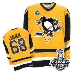Jaromir Jagr Pittsburgh Penguins CCM Premier Throwback 2016 Stanley Cup Final Bound NHL Jersey (Yellow)