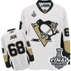 Jaromir Jagr Pittsburgh Penguins Reebok Authentic Away 2016 Stanley Cup Final Bound NHL Jersey (White)