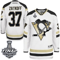 Jeff Zatkoff Pittsburgh Penguins Reebok Premier 2014 Stadium Series 2016 Stanley Cup Final Bound NHL Jersey (White)