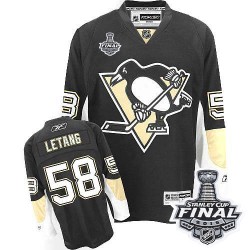 Kris Letang Pittsburgh Penguins Reebok Premier Home 2016 Stanley Cup Final Bound NHL Jersey (Black)