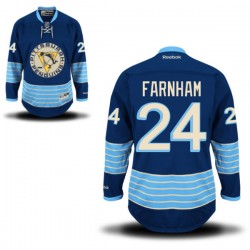 Bobby Farnham Pittsburgh Penguins Reebok Authentic Alternate Jersey (Royal Blue)