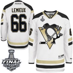 Mario Lemieux Pittsburgh Penguins Reebok Authentic 2014 Stadium Series 2016 Stanley Cup Final Bound NHL Jersey (White)