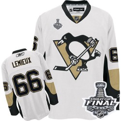 Mario Lemieux Pittsburgh Penguins Reebok Authentic Away 2016 Stanley Cup Final Bound NHL Jersey (White)