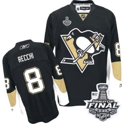 Mark Recchi Pittsburgh Penguins Reebok Authentic Home 2016 Stanley Cup Final Bound NHL Jersey (Black)