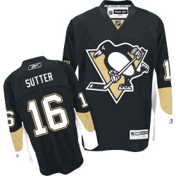 Brandon Sutter Pittsburgh Penguins Reebok Authentic Home Jersey (Black)