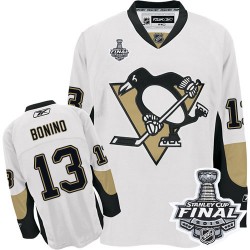 Nick Bonino Pittsburgh Penguins Reebok Premier Away 2016 Stanley Cup Final Bound NHL Jersey (White)