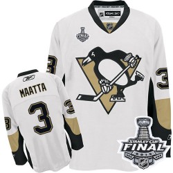 Olli Maatta Pittsburgh Penguins Reebok Authentic Away 2016 Stanley Cup Final Bound NHL Jersey (White)