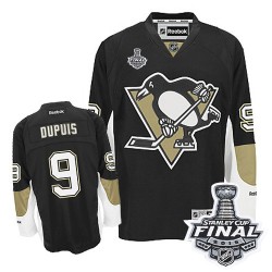 Pascal Dupuis Pittsburgh Penguins Reebok Authentic Home 2016 Stanley Cup Final Bound NHL Jersey (Black)
