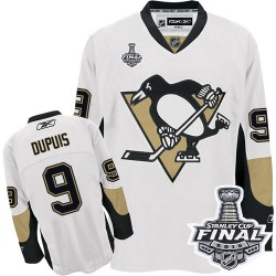 Pascal Dupuis Pittsburgh Penguins Reebok Authentic Away 2016 Stanley Cup Final Bound NHL Jersey (White)