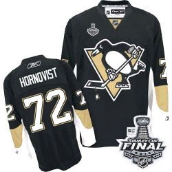 Patric Hornqvist Pittsburgh Penguins Reebok Authentic Home 2016 Stanley Cup Final Bound NHL Jersey (Black)