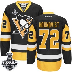 Patric Hornqvist Pittsburgh Penguins Reebok Authentic Third 2016 Stanley Cup Final Bound NHL Jersey (Black/Gold)