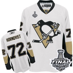 Patric Hornqvist Pittsburgh Penguins Reebok Authentic Away 2016 Stanley Cup Final Bound NHL Jersey (White)