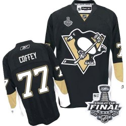 Paul Coffey Pittsburgh Penguins Reebok Authentic Home 2016 Stanley Cup Final Bound NHL Jersey (Black)