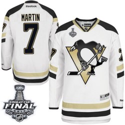 Paul Martin Pittsburgh Penguins Reebok Authentic 2014 Stadium Series 2016 Stanley Cup Final Bound NHL Jersey (White)