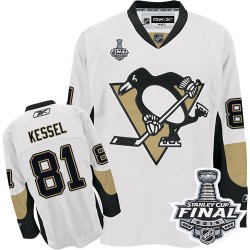 Phil Kessel Pittsburgh Penguins Reebok Authentic Away 2016 Stanley Cup Final Bound NHL Jersey (White)