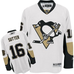 Brandon Sutter Pittsburgh Penguins Reebok Authentic Away Jersey (White)