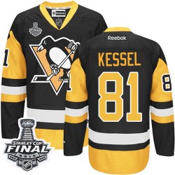 Phil Kessel Pittsburgh Penguins Reebok Youth Authentic Third 2016 Stanley Cup Final Bound NHL Jersey (Black/Gold)