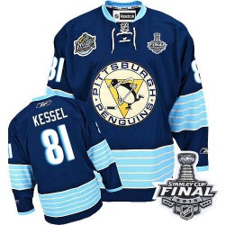 Phil Kessel Pittsburgh Penguins Reebok Youth Premier Third Vintage 2016 Stanley Cup Final Bound NHL Jersey (Navy Blue)