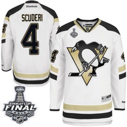 Rob Scuderi Pittsburgh Penguins Reebok Authentic 2014 Stadium Series 2016 Stanley Cup Final Bound NHL Jersey (White)