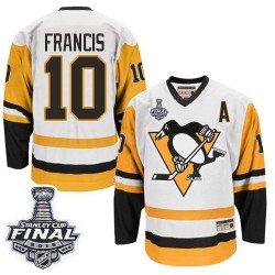 Ron Francis Pittsburgh Penguins CCM Authentic Throwback 2016 Stanley Cup Final Bound NHL Jersey (White)