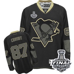 Sidney Crosby Pittsburgh Penguins Reebok Authentic 2016 Stanley Cup Final Bound NHL Jersey (Black Ice)