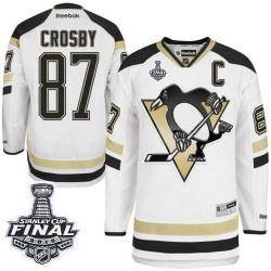 Sidney Crosby Pittsburgh Penguins Reebok Youth Authentic 2014 Stadium Series 2016 Stanley Cup Final Bound NHL Jersey (White)