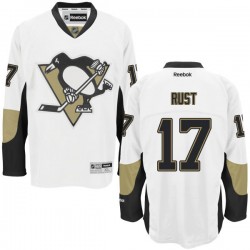 Bryan Rust Pittsburgh Penguins Reebok Authentic Away Jersey (White)