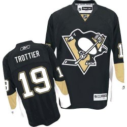 Bryan Trottier Pittsburgh Penguins Reebok Authentic Home Jersey (Black)