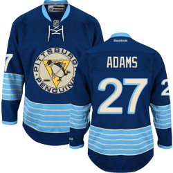 Craig Adams Pittsburgh Penguins Reebok Premier Vintage New Third Jersey (Navy Blue)