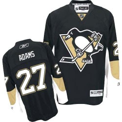 Craig Adams Pittsburgh Penguins Reebok Authentic Home Jersey (Black)
