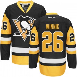 Daniel Winnik Pittsburgh Penguins Reebok Premier Alternate Jersey (Black)