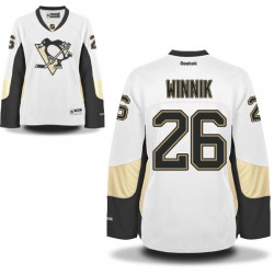 Daniel Winnik Pittsburgh Penguins Reebok Women's Authentic Away Jersey (White)