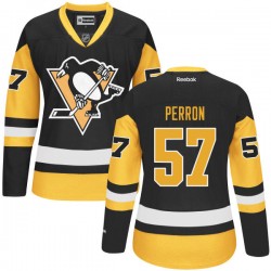 David Perron Pittsburgh Penguins Reebok Premier Alternate Jersey (Black)