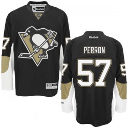 David Perron Pittsburgh Penguins Reebok Authentic Home Jersey (Black)
