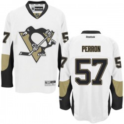 David Perron Pittsburgh Penguins Reebok Authentic Away Jersey (White)
