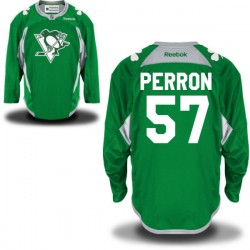 David Perron Pittsburgh Penguins Reebok Authentic St. Patrick's Day Replica Practice Jersey (Green)