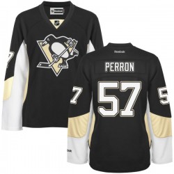 David Perron Pittsburgh Penguins Reebok Women's Authentic Home Jersey (Black)