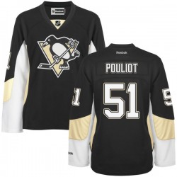 Derrick Pouliot Pittsburgh Penguins Reebok Women's Authentic Home Jersey (Black)