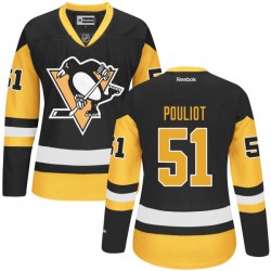 Derrick Pouliot Pittsburgh Penguins Reebok Authentic Alternate Jersey (Black)