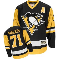 Evgeni Malkin Pittsburgh Penguins CCM Authentic Throwback Jersey (Black)