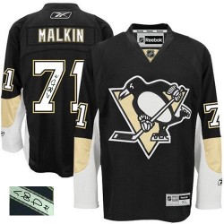 Evgeni Malkin Pittsburgh Penguins Reebok Authentic Autographed Home Jersey (Black)