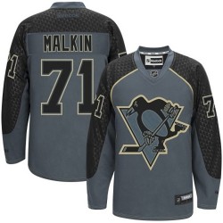 Evgeni Malkin Pittsburgh Penguins Reebok Authentic Charcoal Cross Check Fashion Jersey ()