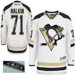 Evgeni Malkin Pittsburgh Penguins Reebok Authentic 2014 Stadium Series Autographed Jersey (White)