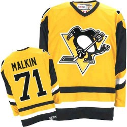 Evgeni Malkin Pittsburgh Penguins CCM Premier Throwback Jersey (Gold)